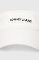 Tommy Jeans sapka AW0AW15955 fehér SS24