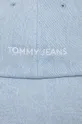 Tommy Jeans czapka z daszkiem jeansowa niebieski