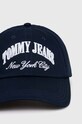 Бавовняна бейсболка Tommy Jeans AW0AW15959 темно-синій SS24