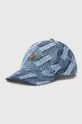 μπλε Τζιν καπέλο μπέιζμπολ Kurt Geiger London Γυναικεία