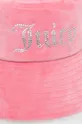 Βελούδινο καπέλο Juicy Couture ροζ