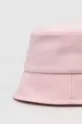 Bavlnený klobúk Lanvin ružová