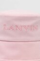 Accesorii Lanvin pălărie din bumbac 6LPESC.U7652 roz