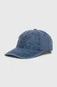 niebieski MAX&Co. czapka z daszkiem bawełniana Damski