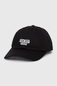 Βαμβακερό καπέλο του μπέιζμπολ Gestuz απλικέ μαύρο 10908928