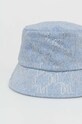 Akcesoria Karl Lagerfeld kapelusz jeansowy 241W3415 niebieski