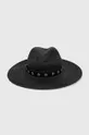 czarny AllSaints kapelusz Damski