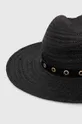 czarny AllSaints kapelusz