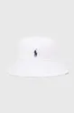 bijela Laneni šešir Polo Ralph Lauren Ženski