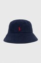 Polo Ralph Lauren kapelusz lniany pozostałe granatowy 455938465