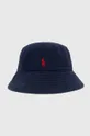σκούρο μπλε Λινό καπέλο Polo Ralph Lauren Γυναικεία