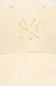 New Era czapka z daszkiem sztruksowa 9Forty New York Yankees żółty