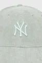 Вельветова кепка New Era 9Forty New York Yankees зелений