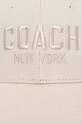 Bavlněná baseballová čepice Coach béžová CO100321