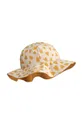 zlatna Dječji dvostrani šešir Liewood Amelia Reversible Sun Hat Za djevojčice