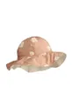 béžová Detský obojstranný klobúk Liewood Amelia Reversible Sun Hat Dievčenský