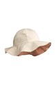 Liewood pălărie reversibilă pentru copii Amelia Reversible Sun Hat LW17697 bej SS25