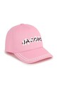 Marc Jacobs czapka z daszkiem bawełniana dziecięca nadruk różowy W60062.