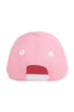 Marc Jacobs cappello con visiera in cotone bambini rosa