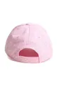 Дитяча бавовняна кепка Michael Kors рожевий