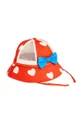 crvena Dječji šešir Mini Rodini Hearts Za djevojčice