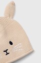 United Colors of Benetton czapka bawełniana dziecięca 6V22AA00D.G.W.Sea.PPYH beżowy SS24