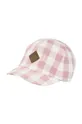рожевий Дитяча бавовняна кепка Jamiks CORA Для дівчаток