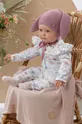 różowy Jamiks czapka bawełniana dziecięca PILVI Dziewczęcy