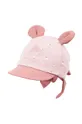 Jamiks cappello con visiera in cotone bambini SYLVIANE rosa