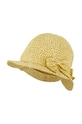 Дитячий капелюх Jamiks GRETHE бавовна жовтий GRETHE.org.Nak.JLG066.G