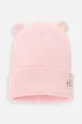 рожевий Дитяча бавовняна шапка Coccodrillo Для дівчаток