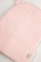 Otroška bombažna kapa Coccodrillo roza