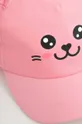 Παιδικό βαμβακερό καπέλο μπέιζμπολ Coccodrillo ροζ