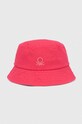 United Colors of Benetton pălărie din bumbac pentru copii bumbac roz 6G0QCA019.G.G.Seasonal