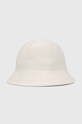 Detský klobúk United Colors of Benetton Planet friendly krémová 6S1SCA021.G.Seasonal
