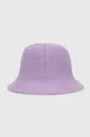 vijolična Otroški klobuk United Colors of Benetton Dekliški