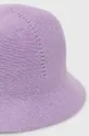 Дитячий капелюх United Colors of Benetton фіолетовий