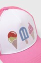 Detská baseballová čiapka United Colors of Benetton 6WUUGA013.P.Seasonal ružová SS24