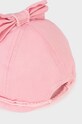 BIMBA Mayoral cappello con visiera in cotone bambini 10669.4J.Czapki.PPYH rosa