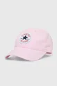 ροζ Παιδικό βαμβακερό καπέλο μπέιζμπολ Converse Για κορίτσια