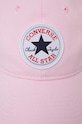 Converse czapka z daszkiem bawełniana dziecięca 9A5411.G różowy SS24