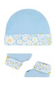 Converse komplet niemowlęcy - czapka i skarpetki 2-pack NC0331.G niebieski SS24
