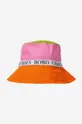 różowy Bobo Choses kapelusz dwustronny bawełniany dziecięcy Dziewczęcy