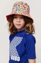 рожевий Дитячий двосторонній бавовняний капелюх Bobo Choses