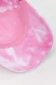rosa Guess cappello con visiera in cotone bambini