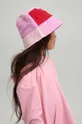 różowy Reima kapelusz bawełniany dziecięcy Siimaa Dziewczęcy