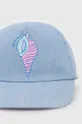 zippy czapka z daszkiem bawełniana dziecięca niebieski