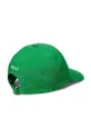 Polo Ralph Lauren czapka z daszkiem bawełniana dziecięca zielony