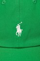 Polo Ralph Lauren czapka z daszkiem bawełniana dziecięca zielony 322785653051