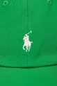 zielony Polo Ralph Lauren czapka z daszkiem bawełniana dziecięca